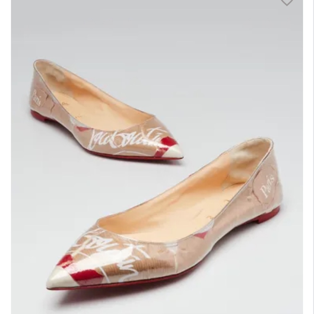 Christian Louboutin Loubi Kraft Flats
